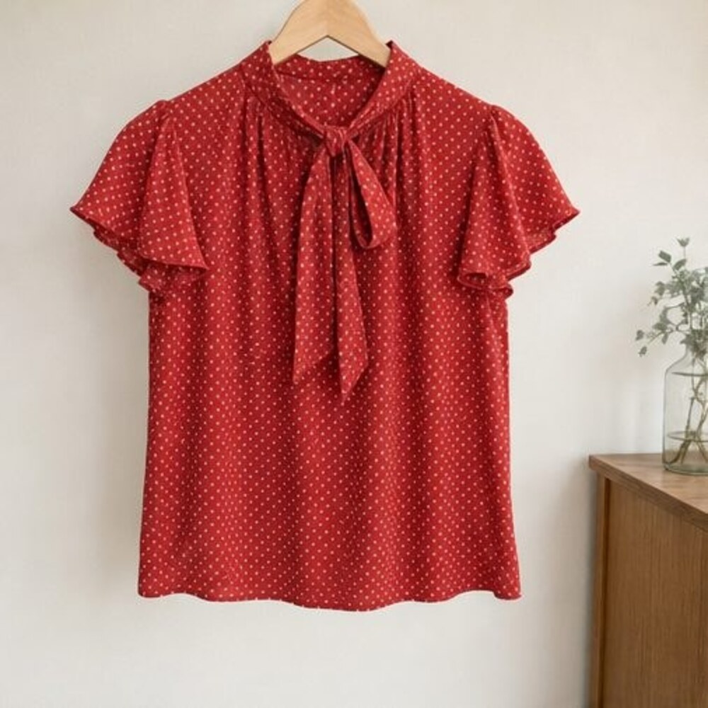 Camel Wrap Blouse